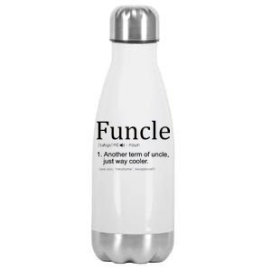 Funcle Definition Another Term For Uncle Just Way Cooler Stainless Steel Insulated Water Bottle