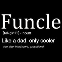 Funcle Definition Like Dad Only Cooler Wool Snapback Cap