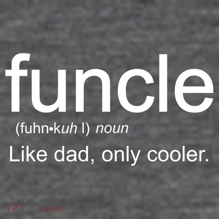 Funcle Definition Uncle Like Dad Only Cooler Tall T-Shirt