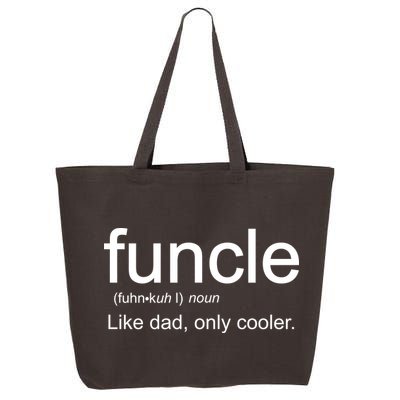 Funcle Definition Uncle Like Dad Only Cooler 25L Jumbo Tote