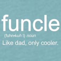 Funcle Definition Uncle Like Dad Only Cooler Sueded Cloud Jersey T-Shirt
