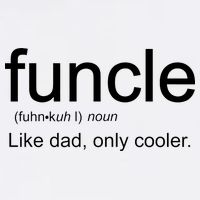 Funcle Definition Uncle Like Dad Only Cooler Garment-Dyed Sweatshirt
