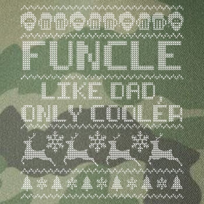 Funcle Like A Dad Only Cooler Ugly Christmas  Legacy Tie Dye Trucker Hat