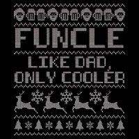 Funcle Like A Dad Only Cooler Ugly Christmas  Apron