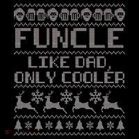 Funcle Like A Dad Only Cooler Ugly Christmas  City Backpack