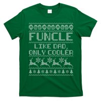 Funcle Like A Dad Only Cooler Ugly Christmas  T-Shirt