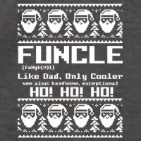 Funcle Like Dad Only Cooler Ugly Christmas Vector Backpack