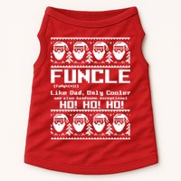 Funcle Like Dad Only Cooler Ugly Christmas Doggie Tank