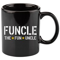 Funcle The Fun Uncle Army Stars 11oz C Handle Ceramic Mug
