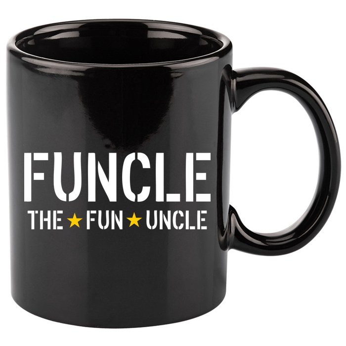 Funcle The Fun Uncle Army Stars 11oz C Handle Ceramic Mug