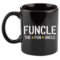 Funcle The Fun Uncle Army Stars 11oz C Handle Ceramic Mug