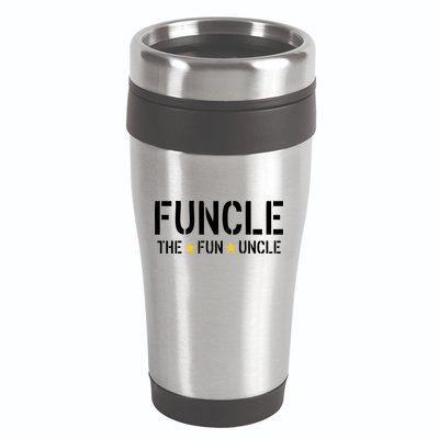 Funcle The Fun Uncle Army Stars 16oz Travel Tumbler