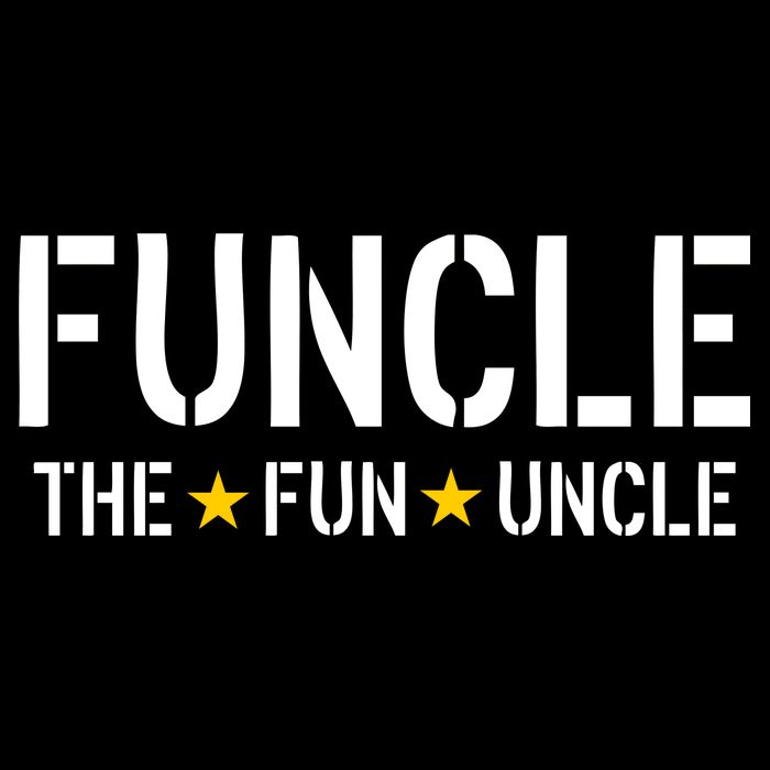 Funcle The Fun Uncle Army Stars Cropped Pullover Crew
