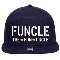 Funcle The Fun Uncle Army Stars 7 Panel Mesh Trucker Snapback Hat