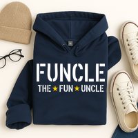 Funcle The Fun Uncle Army Stars Hoodie