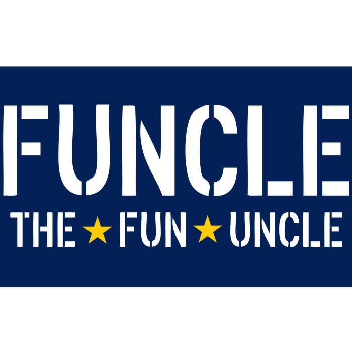 Funcle The Fun Uncle Army Stars Bumper Sticker