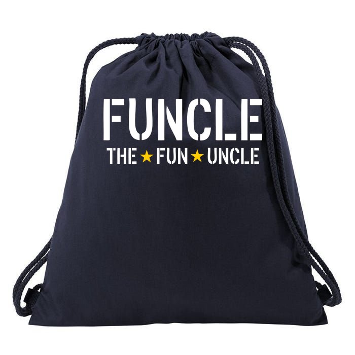 Funcle The Fun Uncle Army Stars Drawstring Bag