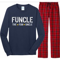 Funcle The Fun Uncle Army Stars Long Sleeve Pajama Set