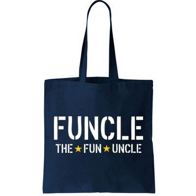 Funcle The Fun Uncle Army Stars Tote Bag