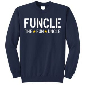 Funcle The Fun Uncle Army Stars Tall Sweatshirt