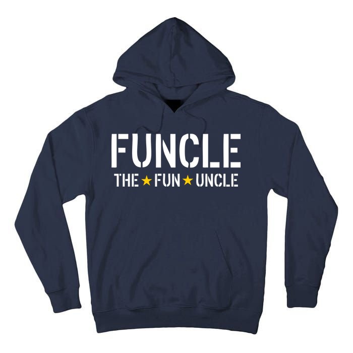 Funcle The Fun Uncle Army Stars Tall Hoodie