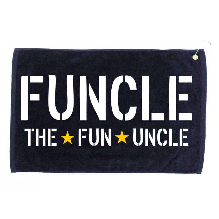 Funcle The Fun Uncle Army Stars Grommeted Golf Towel