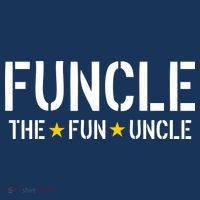 Funcle The Fun Uncle Army Stars Womens T-Shirt