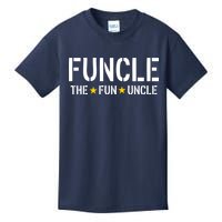 Funcle The Fun Uncle Army Stars Kids T-Shirt