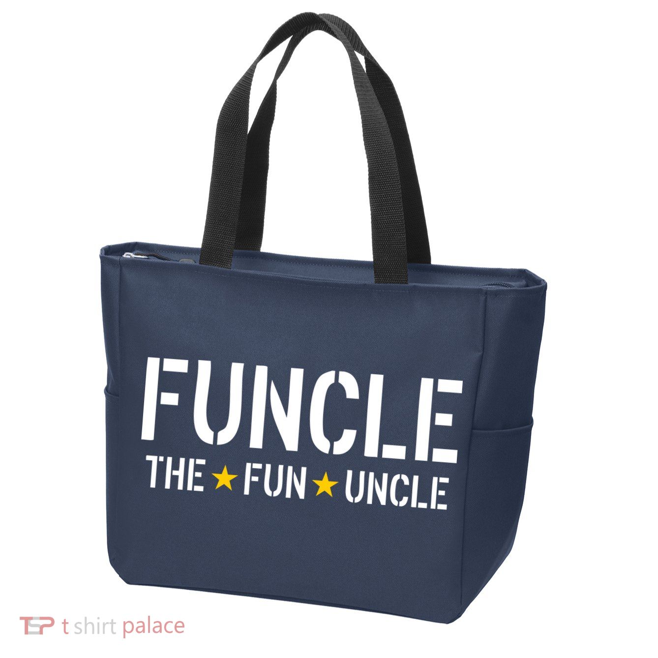 Funcle The Fun Uncle Army Stars Zip Tote Bag