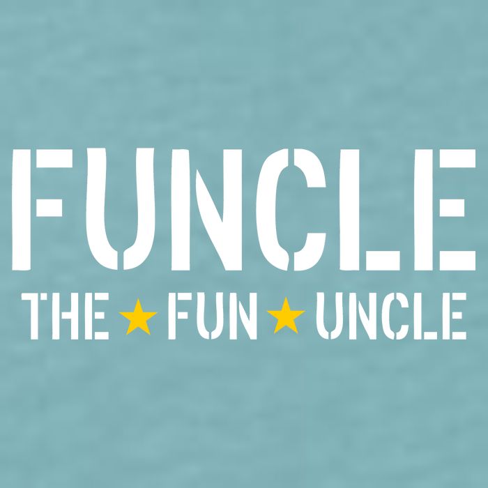 Funcle The Fun Uncle Army Stars Sueded Cloud Jersey T-Shirt