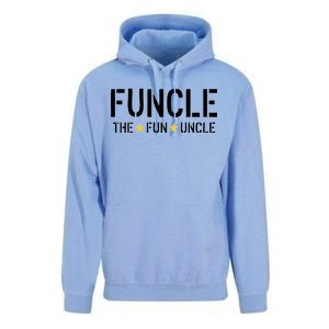 Funcle The Fun Uncle Army Stars Unisex Surf Hoodie