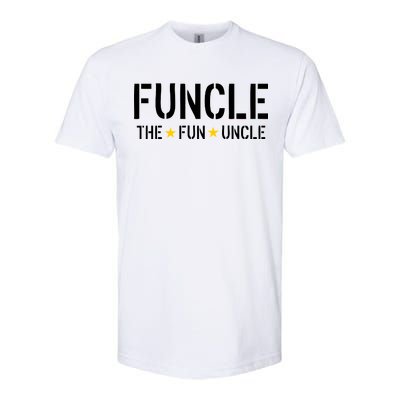 Funcle The Fun Uncle Army Stars Softstyle® CVC T-Shirt