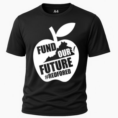 Fund Our Future Red for Ed Virginia Performance Shirt