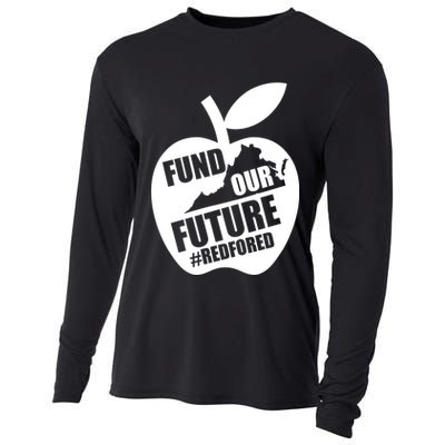 Fund Our Future Red for Ed Virginia Cooling Performance Long Sleeve Crew