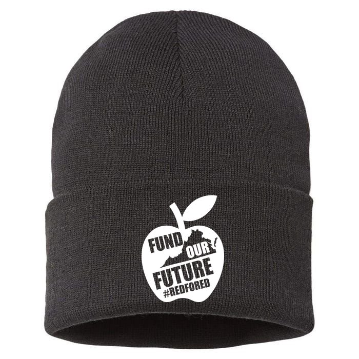 Fund Our Future Red for Ed Virginia Sustainable Knit Beanie