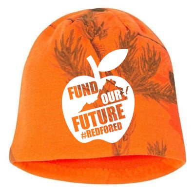 Fund Our Future Red for Ed Virginia Kati - Camo Knit Beanie