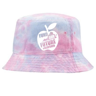 Fund Our Future Red for Ed Virginia Tie-Dyed Bucket Hat