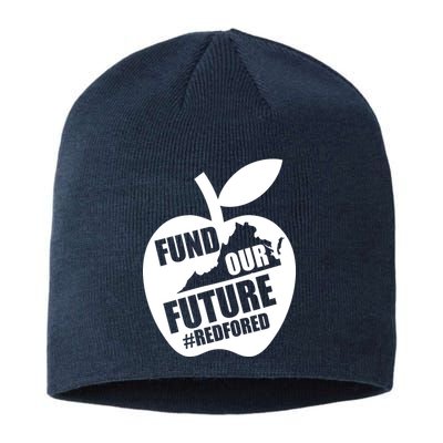 Fund Our Future Red for Ed Virginia Sustainable Beanie