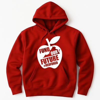 Fund Our Future Red for Ed Virginia Hoodie