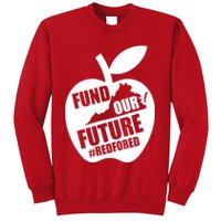Fund Our Future Red for Ed Virginia Sweatshirt