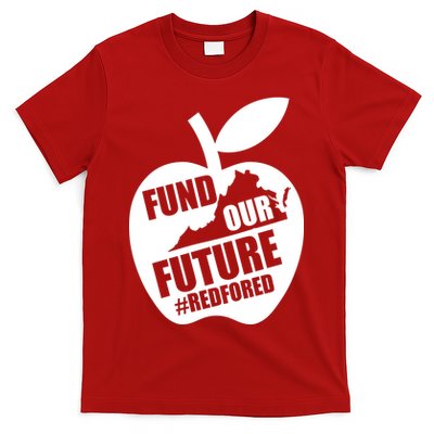 Fund Our Future Red for Ed Virginia T-Shirt