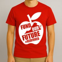Fund Our Future Red for Ed Virginia T-Shirt