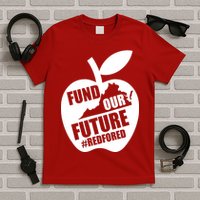 Fund Our Future Red for Ed Virginia T-Shirt