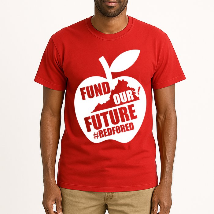 Fund Our Future Red for Ed Virginia Tall T-Shirt