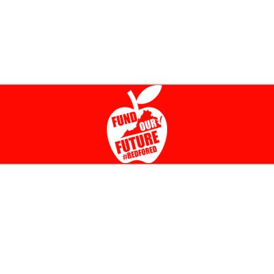 Fund Our Future Red for Ed Virginia Bumper Sticker