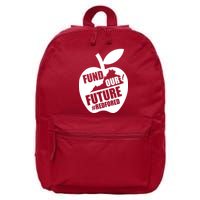 Fund Our Future Red for Ed Virginia 16 in Basic Backpack
