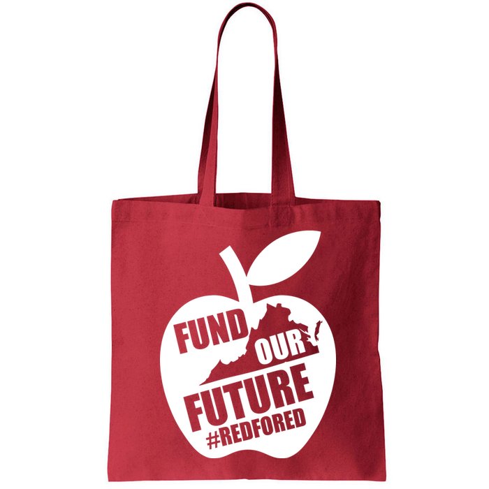 Fund Our Future Red for Ed Virginia Bag