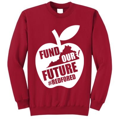 Fund Our Future Red for Ed Virginia Tall Sweatshirt