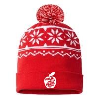 Fund Our Future Red for Ed Virginia USA-Made Snowflake Beanie