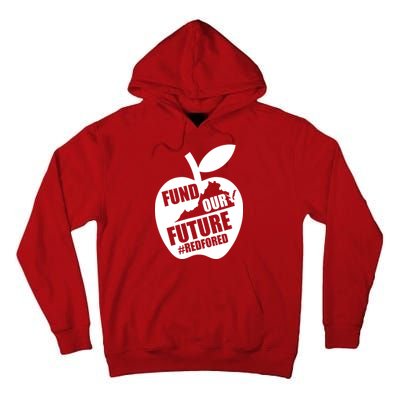 Fund Our Future Red for Ed Virginia Tall Hoodie